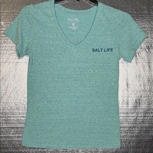 Salt Life Women's Short Sleeve Tee - Aqua
